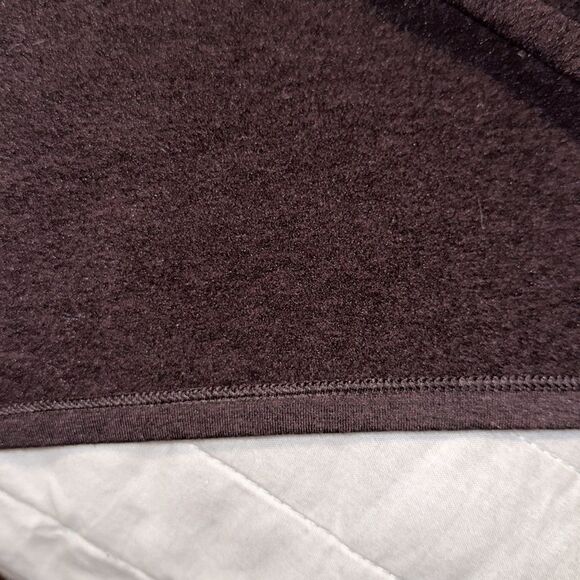 cozecore 2X for Old Navy Plum Wine Cropped Crewneck Fleece Pullover Sweatshirt - Picture 11 of 11